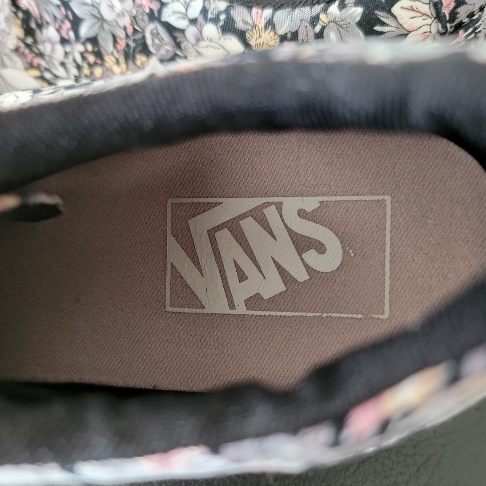 VANS Floral Sneakers SZ 9 - Picture 8 of 9